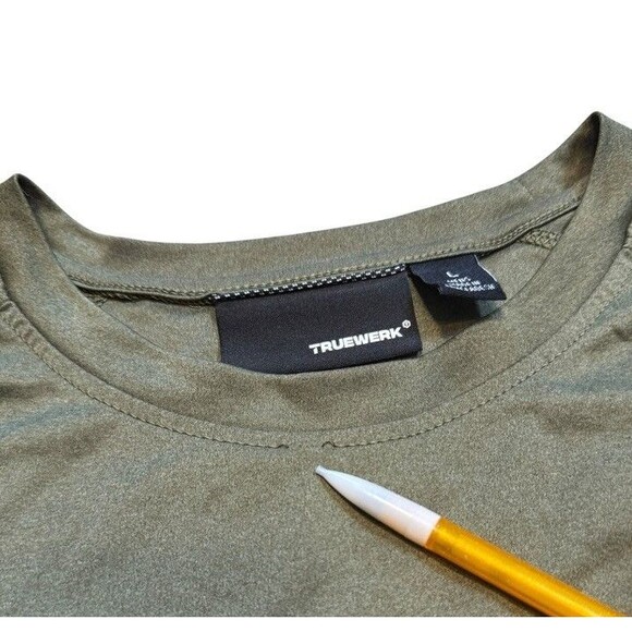 Truewerk Shirt Mens Size Large Performance Long Sleeve Workwear Crewneck Tee - Picture 4 of 8